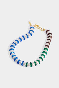 Spumoni Pearl & Colored Glass Necklace