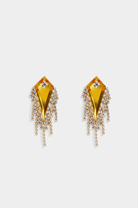 Lance Pike & Crystal Fringe Earring